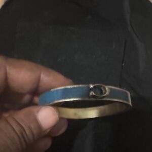 Coach Blue and Gold Bracelet